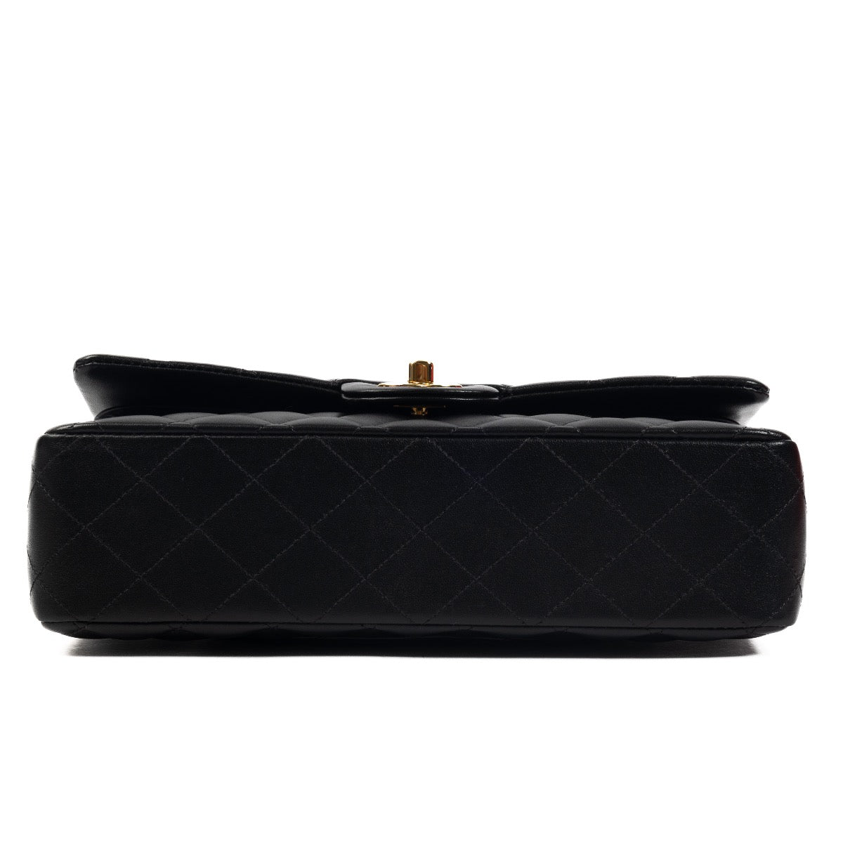 Shop 100% authentic second-hand Chanel Black Lambskin Medium Classic Flap Bag on Labellov.com