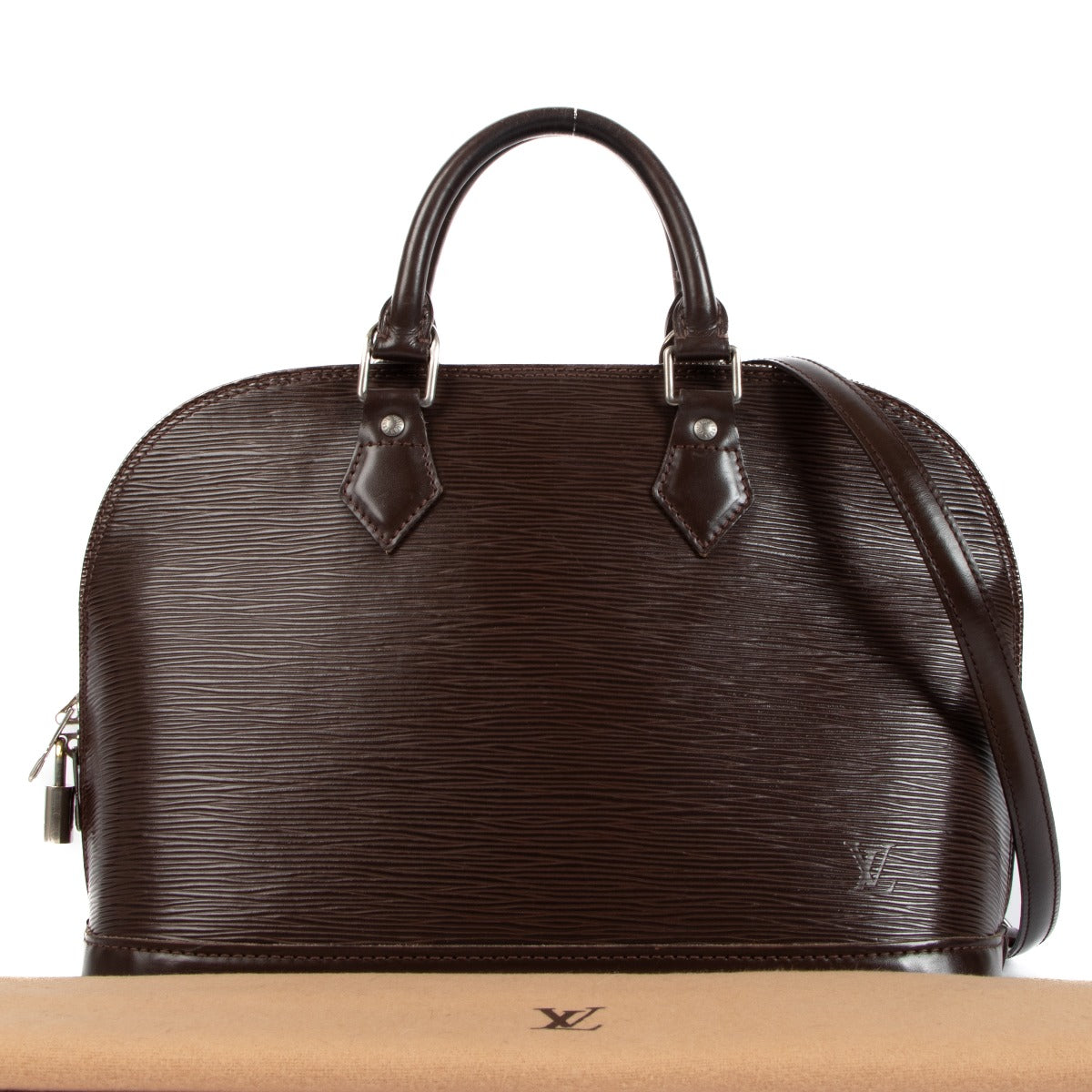 Louis Vuitton Alma PM Moka Epi Leather