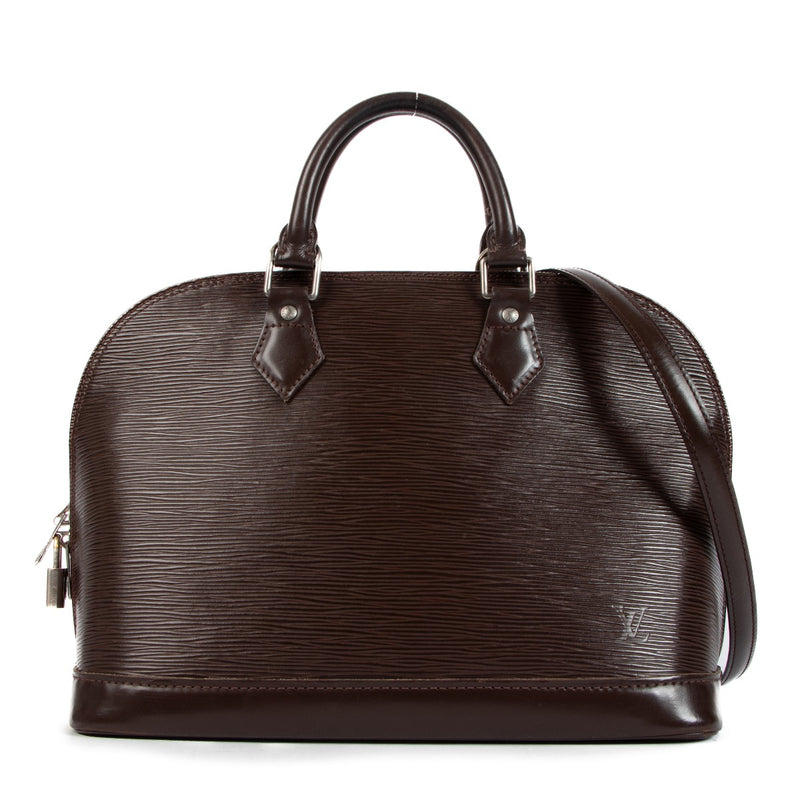 Louis Vuitton Alma PM Moka Epi Leather