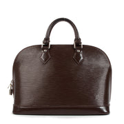 Second hand pre-owned Louis Vuitton Alma PM Moka Epi Leather on www.labellov.com