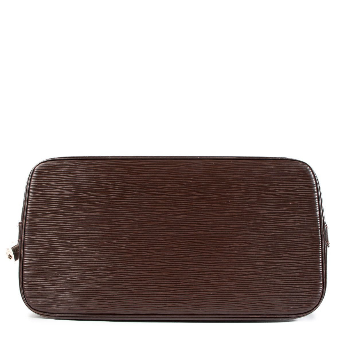 Sac Louis Vuitton Alma PM en cuir Épi Moka