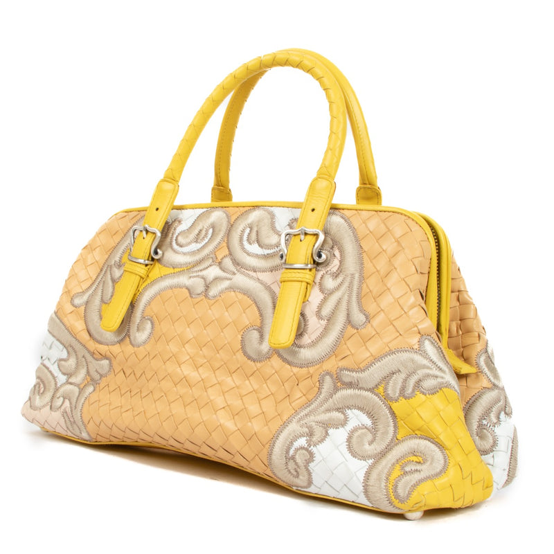 Bottega Veneta Embroidered Intrecciato Tote Bag