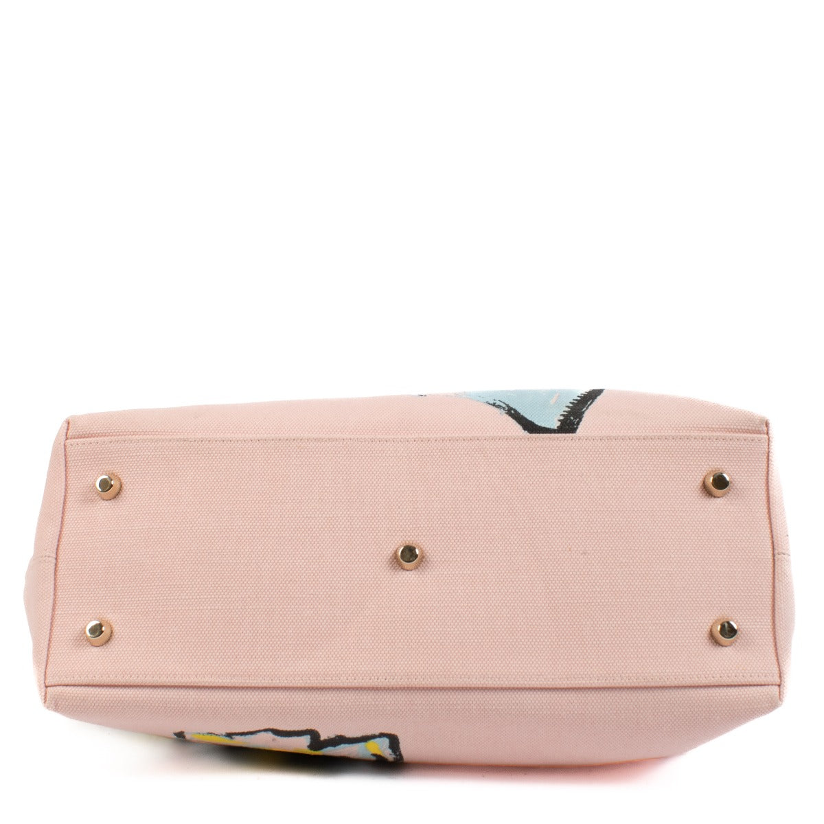 Christian Dior Limited Edition Floral Canvas Medium Diorissimo Bag