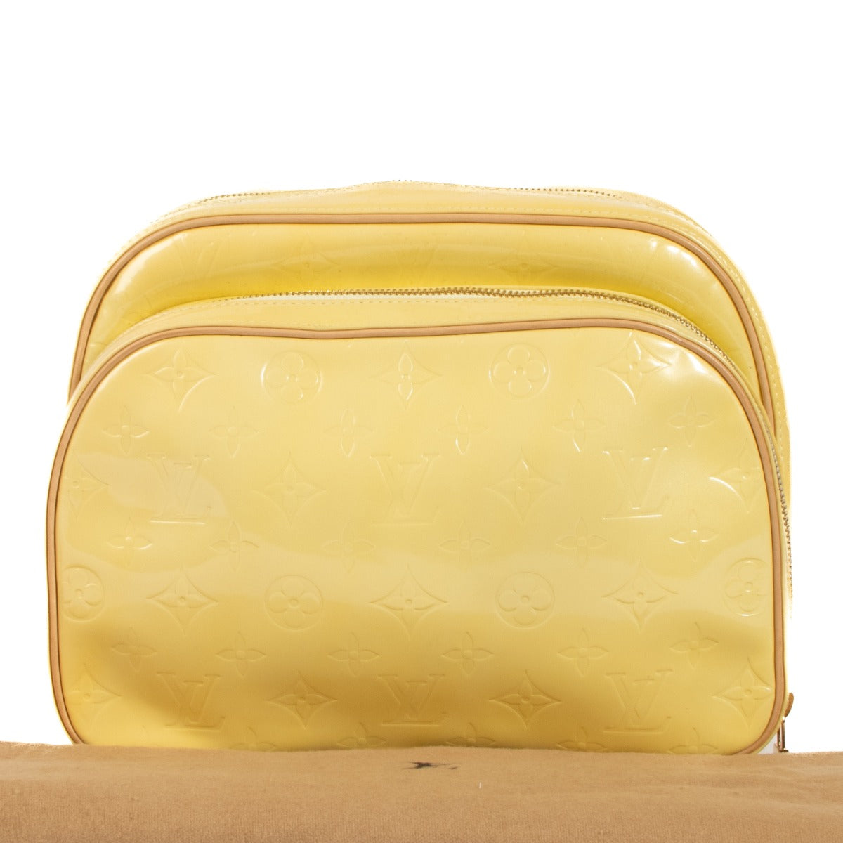 Shop authentic second hand Louis Vuitton Citrine Monogram Vernis Murray Backpack on Labellov.com