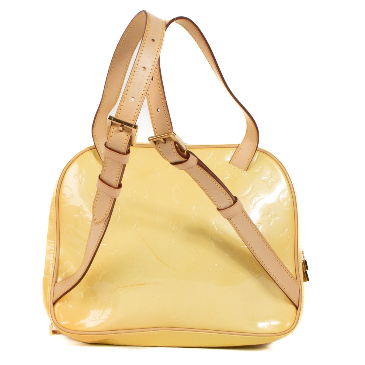 Shop authentic second hand Louis Vuitton Citrine Monogram Vernis Murray Backpack on Labellov.com