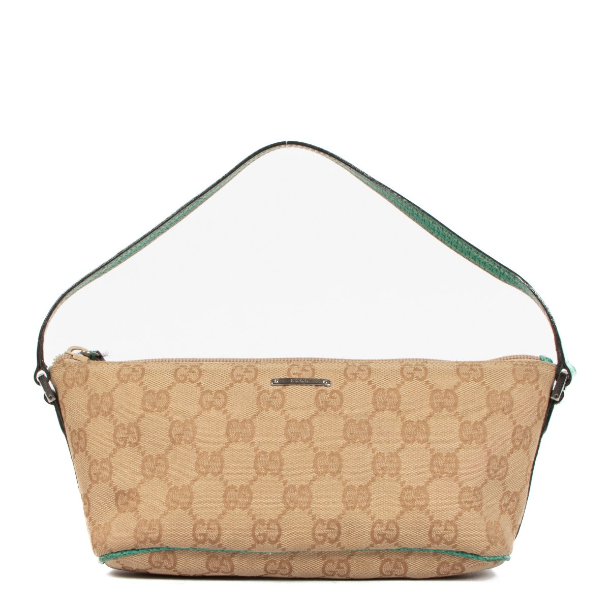 Shop a 100% authentic Gucci GG Monogram Canvas Mini Baguette Bag on Labellov.com