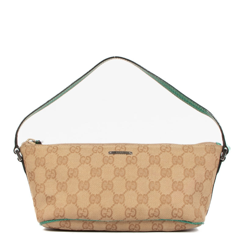 Shop a 100% authentic Gucci GG Monogram Canvas Mini Baguette Bag on Labellov.com