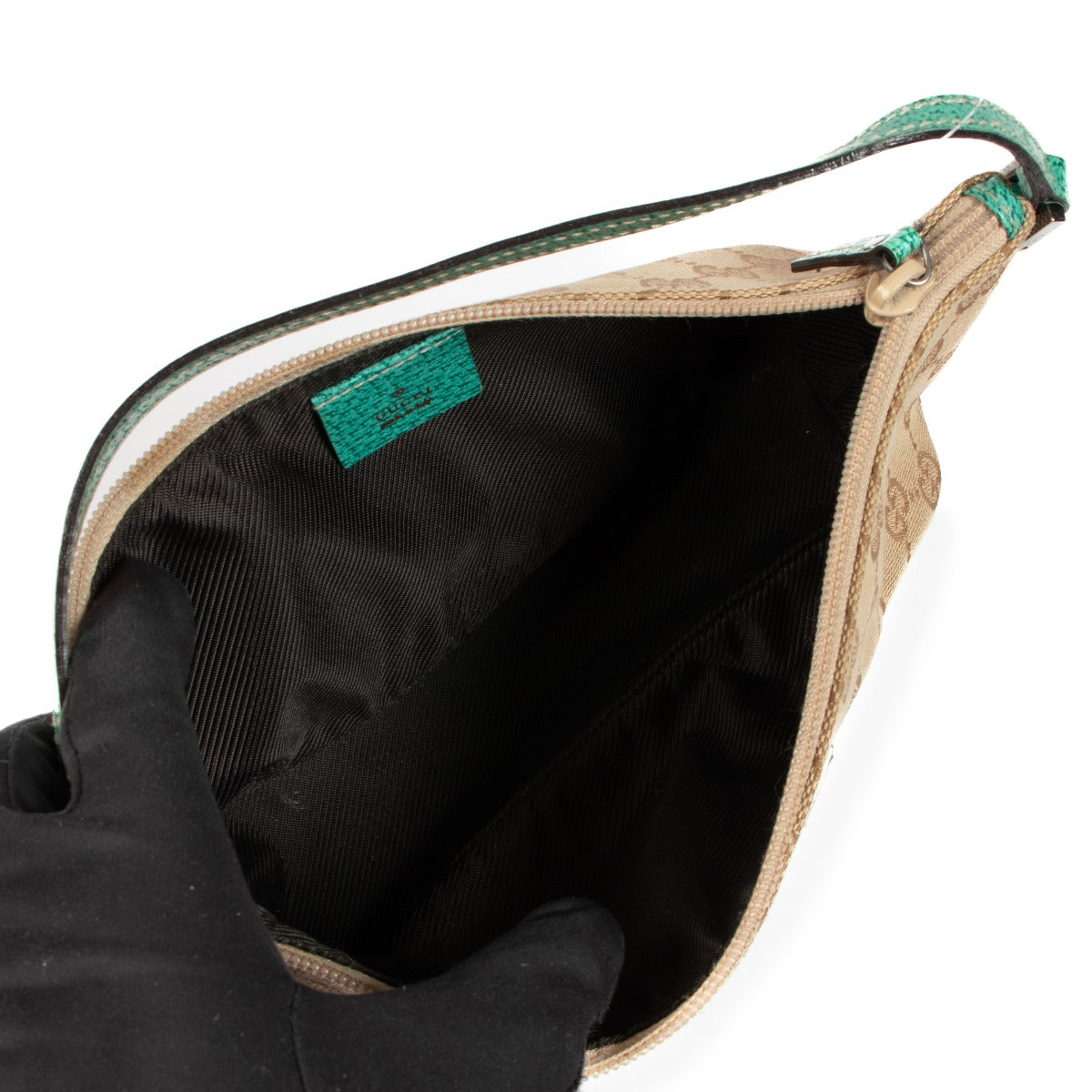 Gucci GG Canvas Mini Baguette Bag
