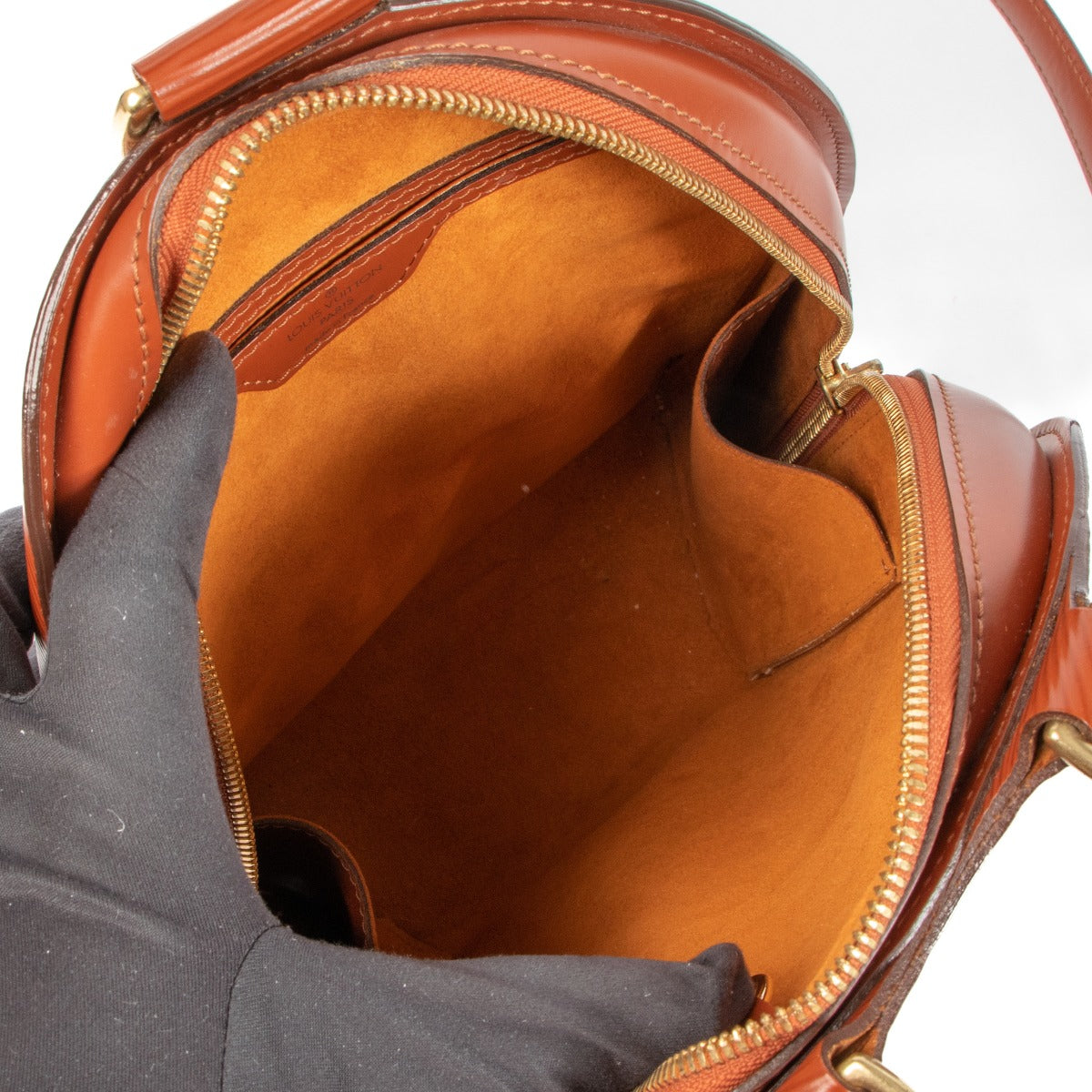 Sac à dos Louis Vuitton Mabillon en cuir Épi Cipango Gold