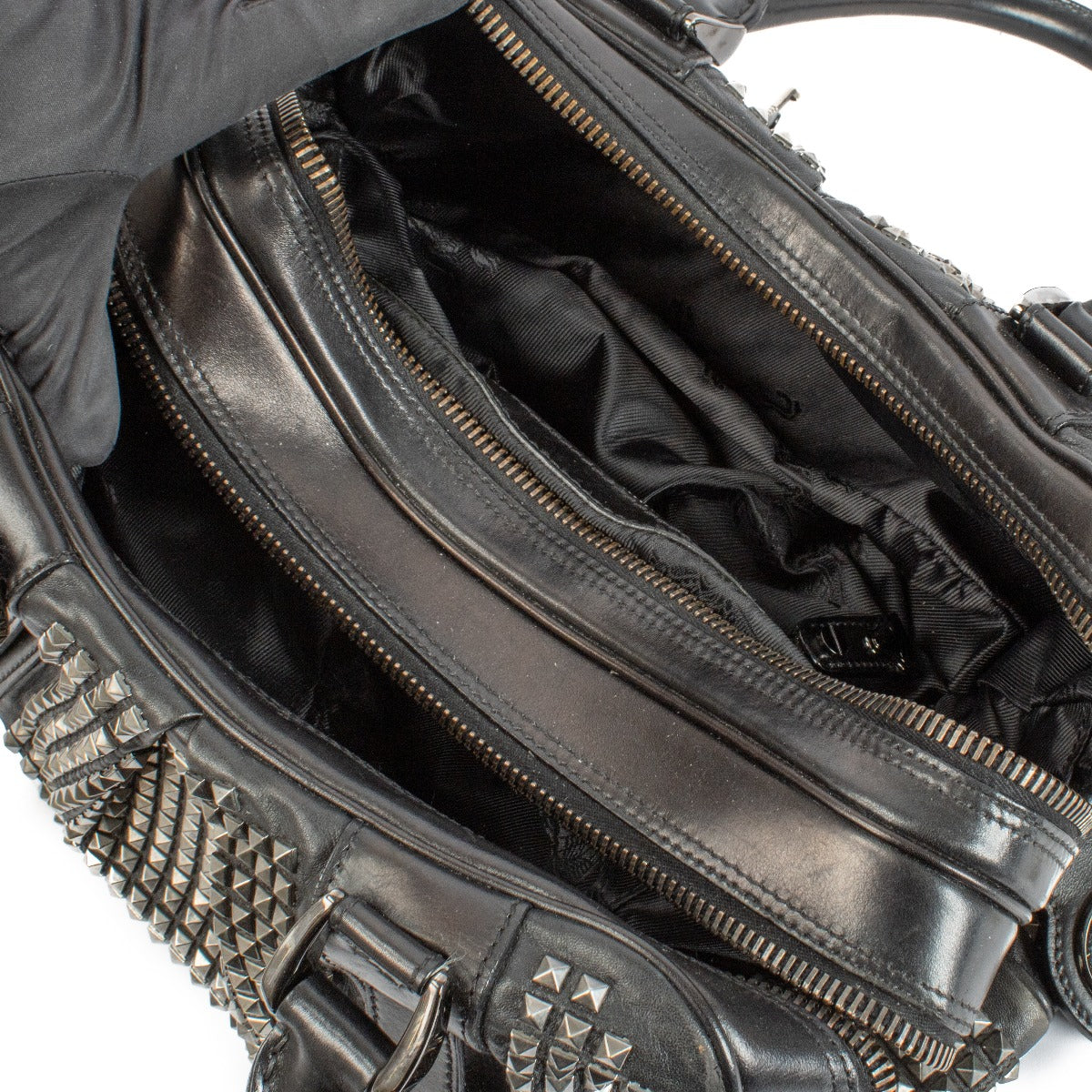 Shop 100% authentic secondhand Burberry Black Studs Top Handle Bag on Labellov.com