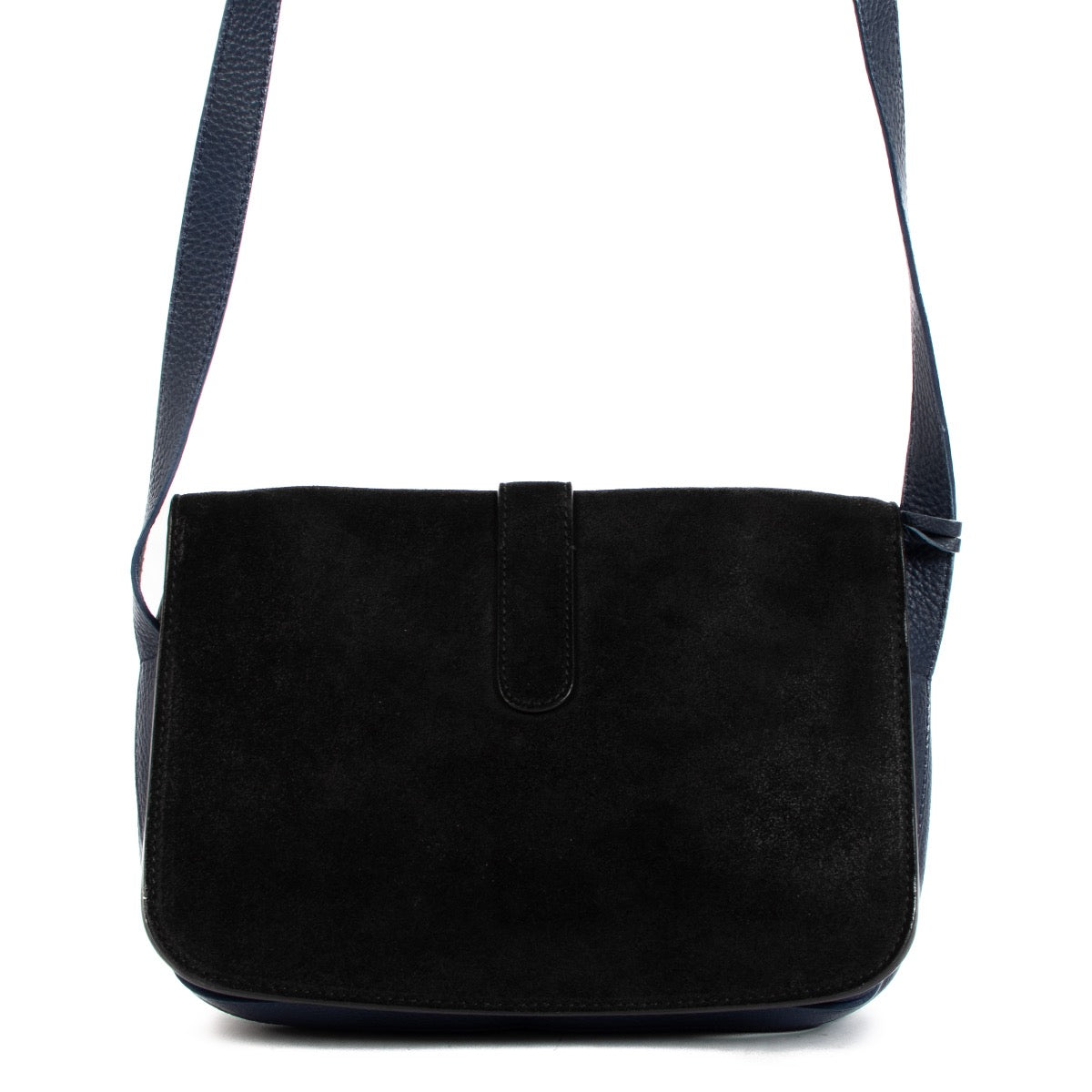 shop 100% second hand Balenciaga Black/Blue Suede Tube S Crossbody Bag on Labellov.com