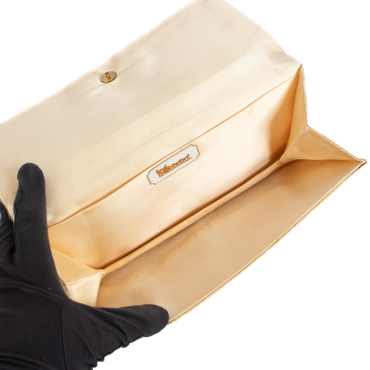 Delvaux Jaren 60 Gouden Kristallen Clutch