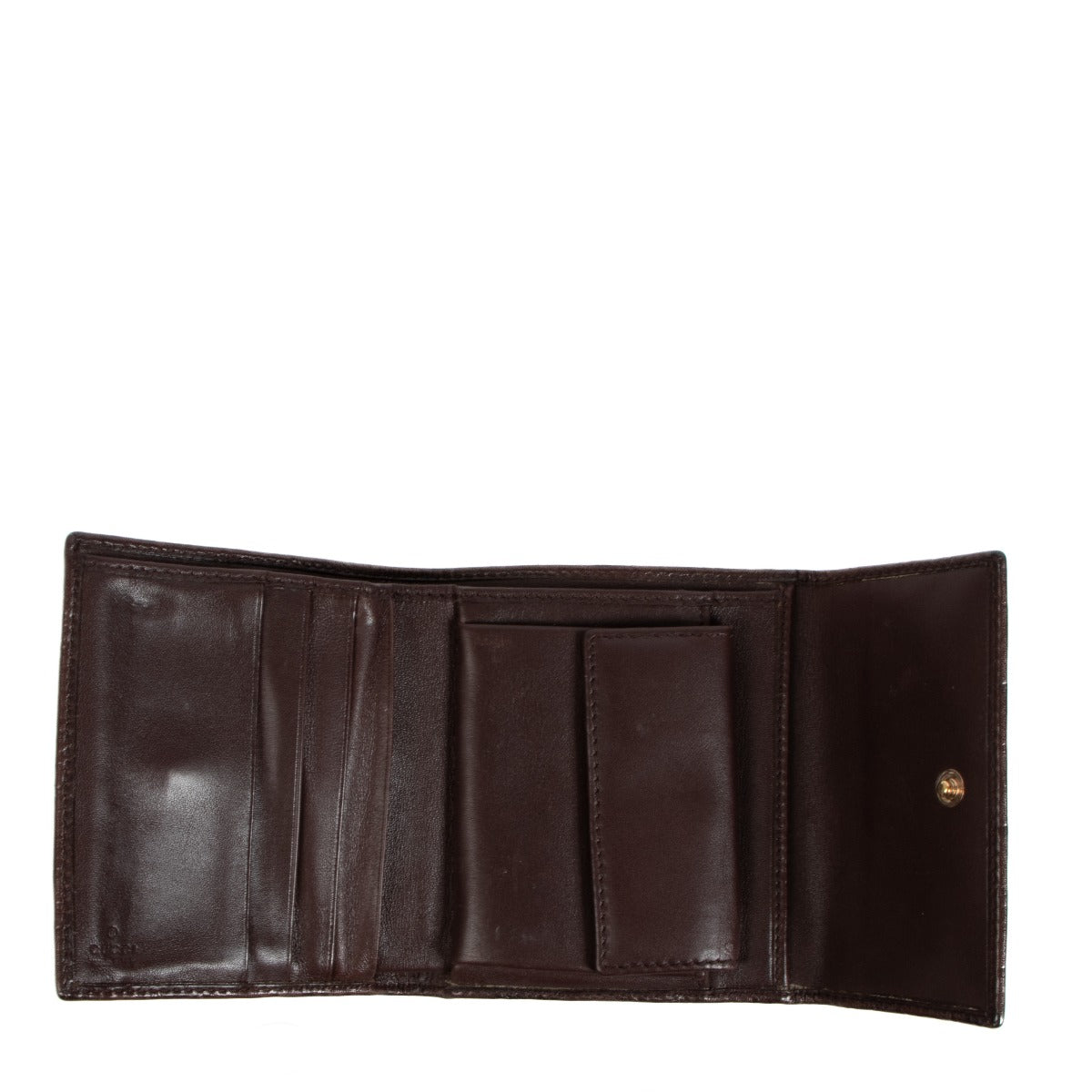 Shop safe online at Labellov in Antwerp, Brussels and Knokke this 100% authentic second hand Gucci Brown Guccissima Leather Wallet
