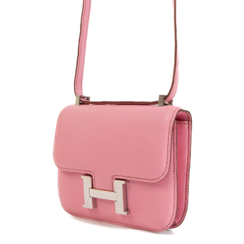Hermès Constance Micro Rose Sakura Swift