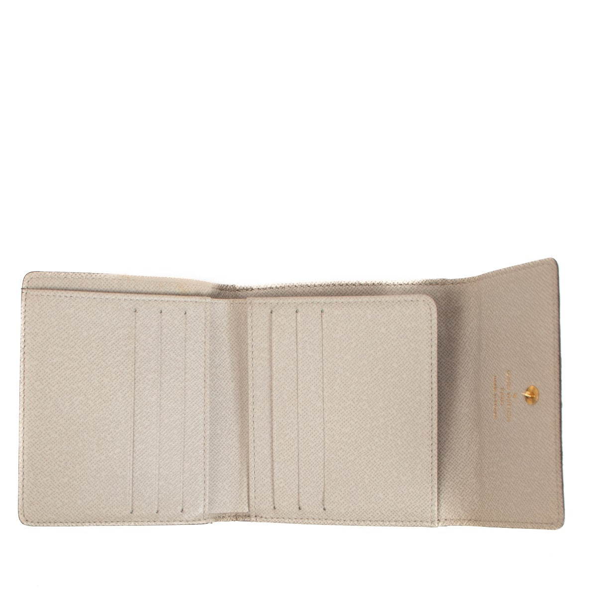 Shop safe online at Labellov in Antwerp, Brussels and Knokke this 100% authentic second hand Louis Vuitton Elise Lace Dentelle Monogram Wallet