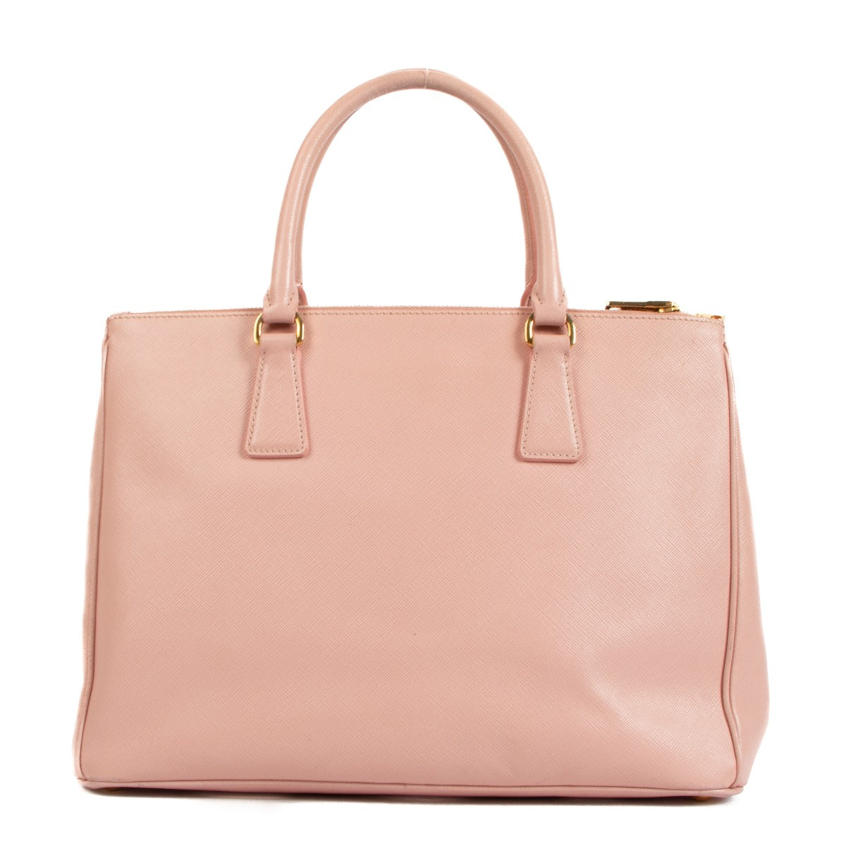 Shop safe online at Labellov in Antwerp, Brussel and Knokke this 100% authentic second hand Prada Pink Large Galleria Saffiano Leather Bag