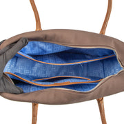Shop 100% authentic second-hand Delvaux Brown Airess Shoulder Bag Canvas + Toiletry Case on Labellov.com