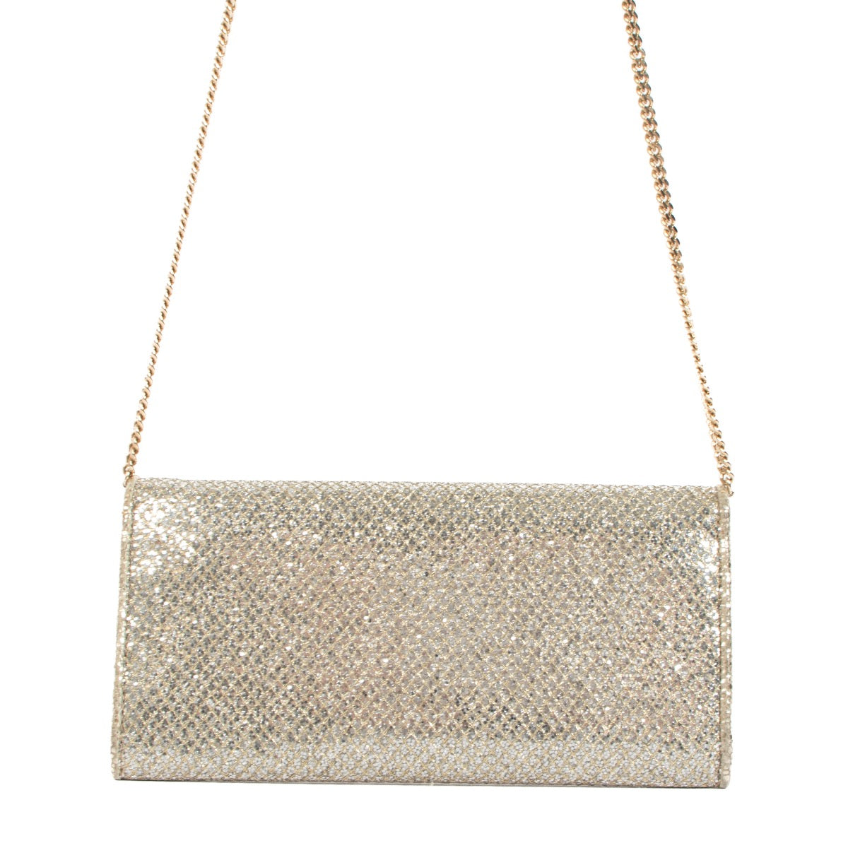 Shop safe online at Labellov in Antwerp, Brussels and Knokke these 100% authentic second hand Jimmy Choo Milla Glitter Clutch