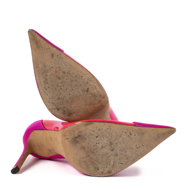 shop 100% authentic second hand Jimmy Choo Pink PVC Pumps - Size 39 on Labellov.com