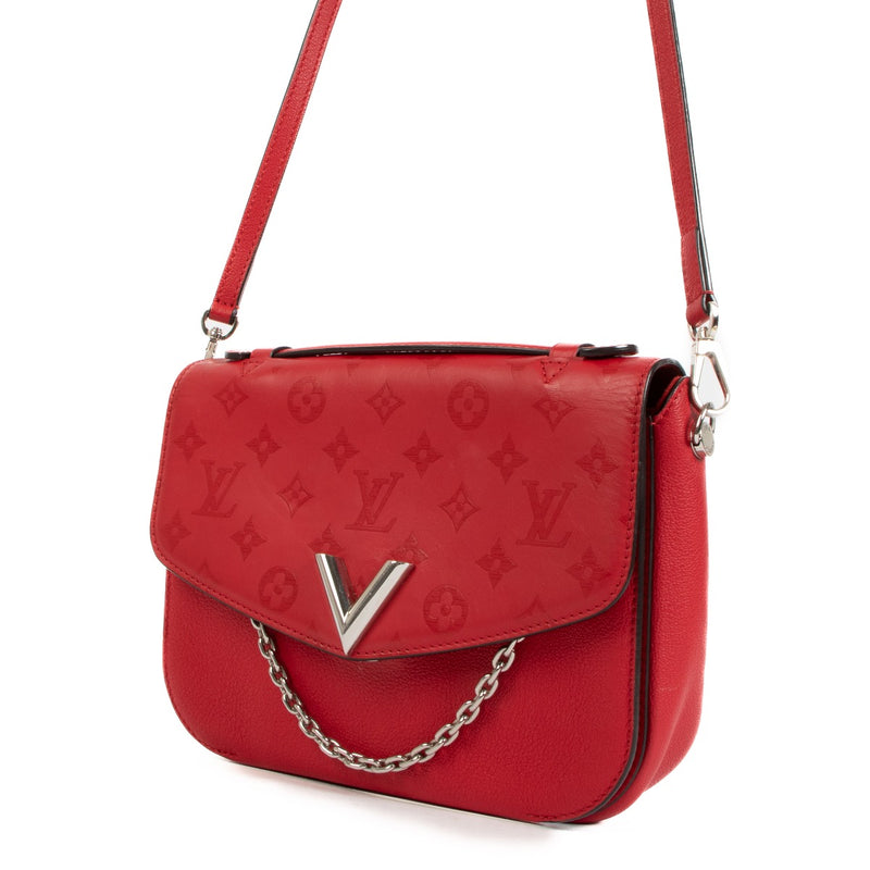 Louis Vuitton Very Messenger Red Monogram Calfskin