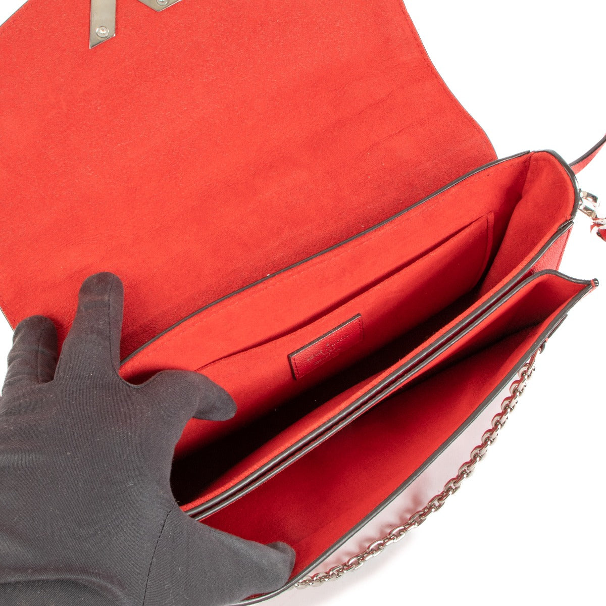 Louis Vuitton Very Messenger Rood Monogram Kalfsleer