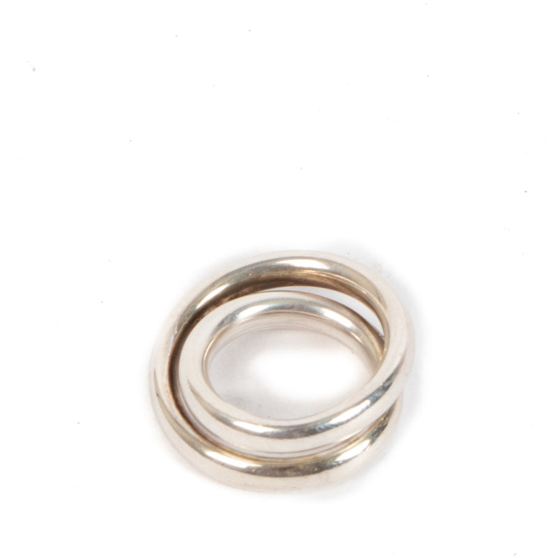shop 100% authentic second hand Hermès Vertige Silver Ring - Size 51 on Labellov.com