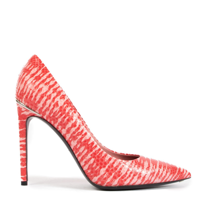 Shop 100% authentic Louis Vuitton Pink Eyeline Python 105 Pumps - Size 39 on Labellov.com.