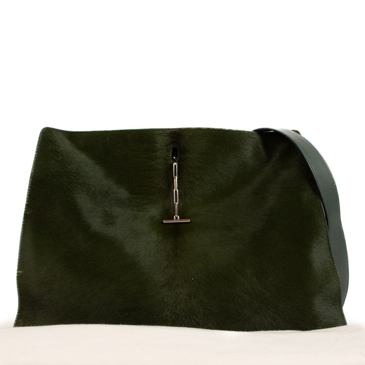 Celine Green Pony Hair New Shoulder Bag