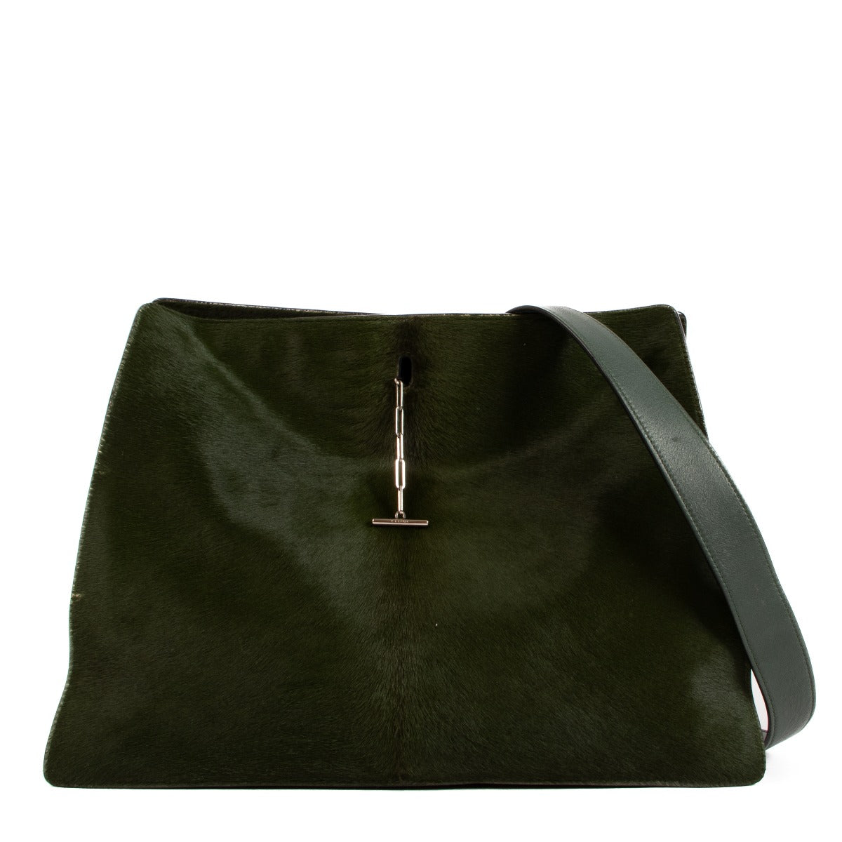 Celine Green Pony Hair New Shoulder Bag