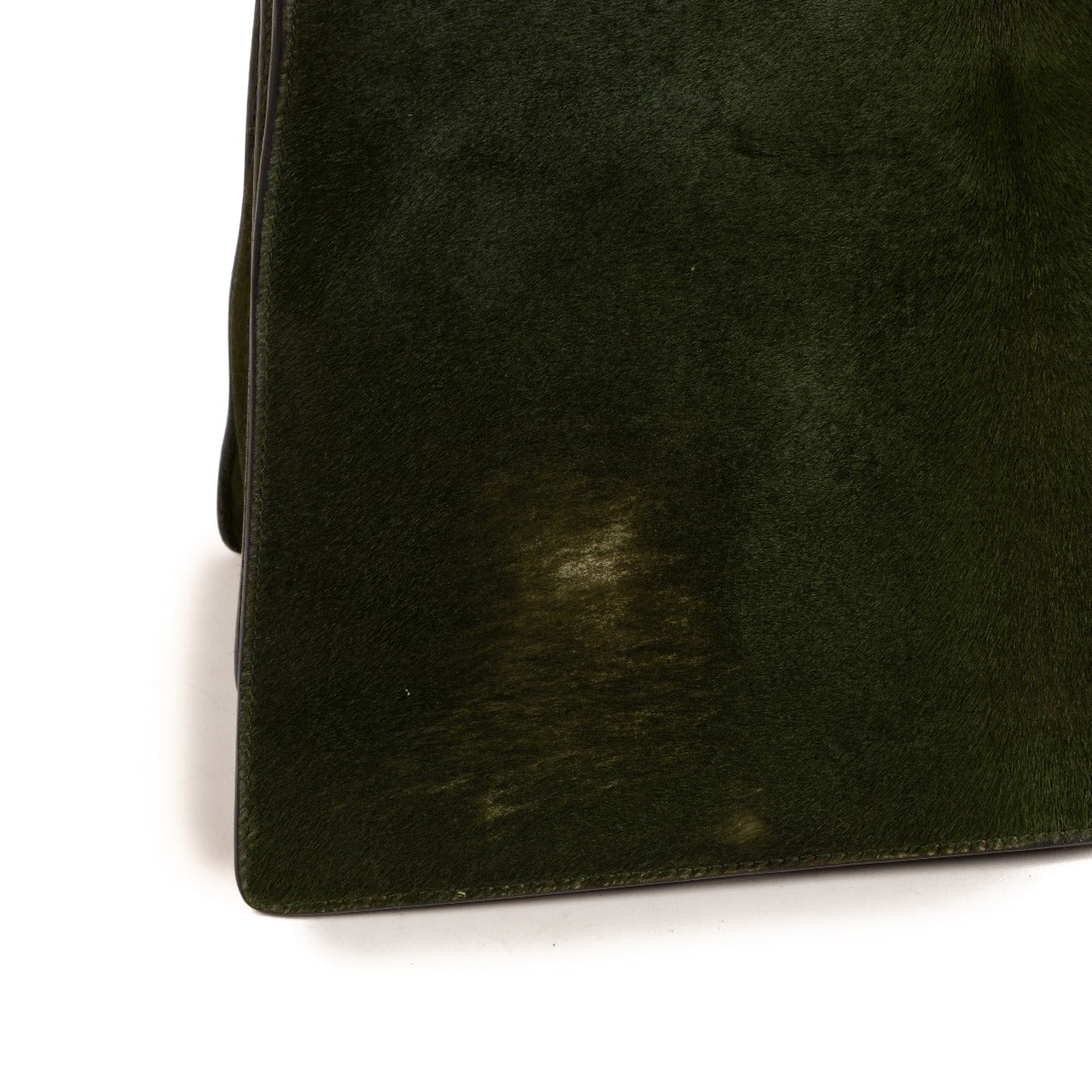 Celine Green Pony Hair Nieuwe Schoudertas