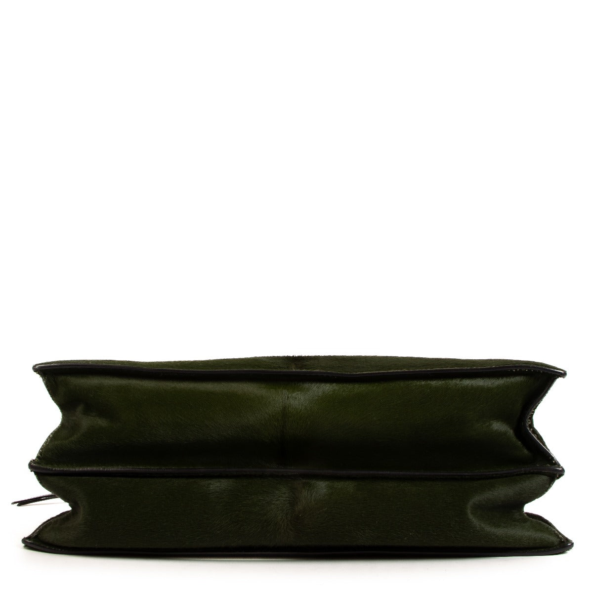 Celine Green Pony Hair Nieuwe Schoudertas