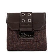 Shop safe online at Labellov in Antwerp, Brussels or Knokke this 100% authentic second hand Christian Dior Brown Oblique Canvas Wallet