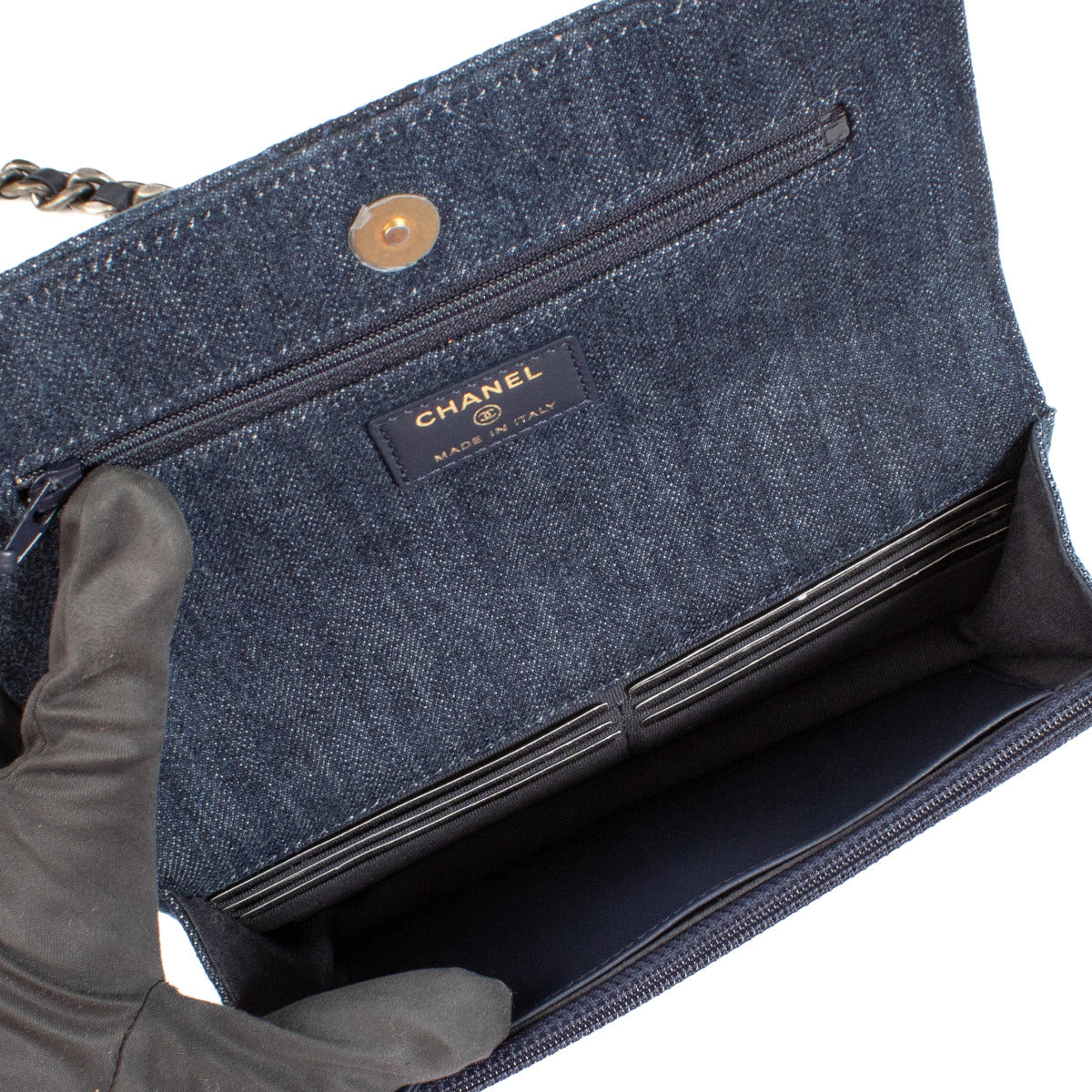 Sac bandoulière Chanel Denim 19