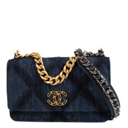 Chanel Denim 19 Wallet on Chain Bag aan de beste prijs bij Labellov tweedehands vintage