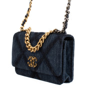 Chanel Denim 19 Wallet on Chain Bag kopen en verkopen aan de beste prijs