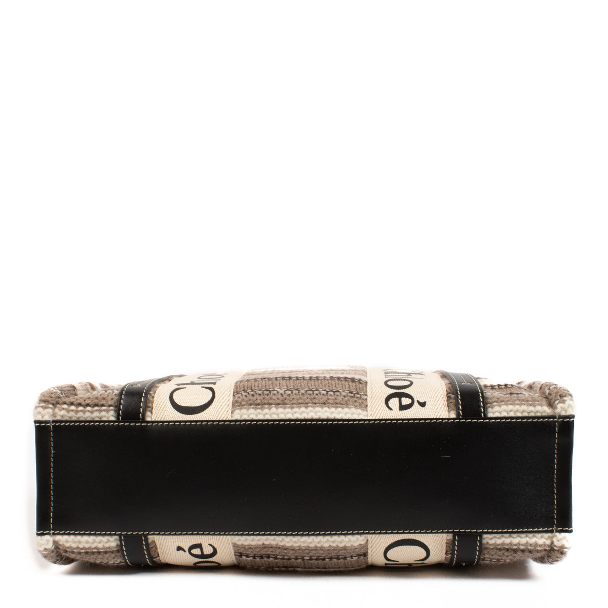 Chloé Multicolor Knitted Woody Tote Bag