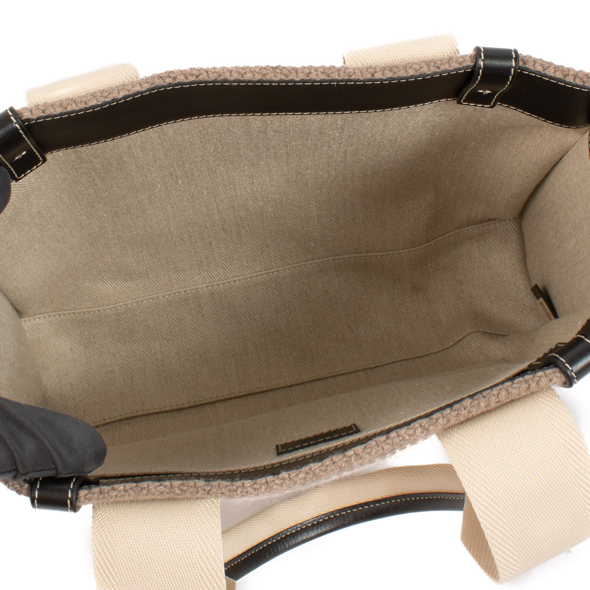 Chloé Multicolor Knitted Woody Tote Bag