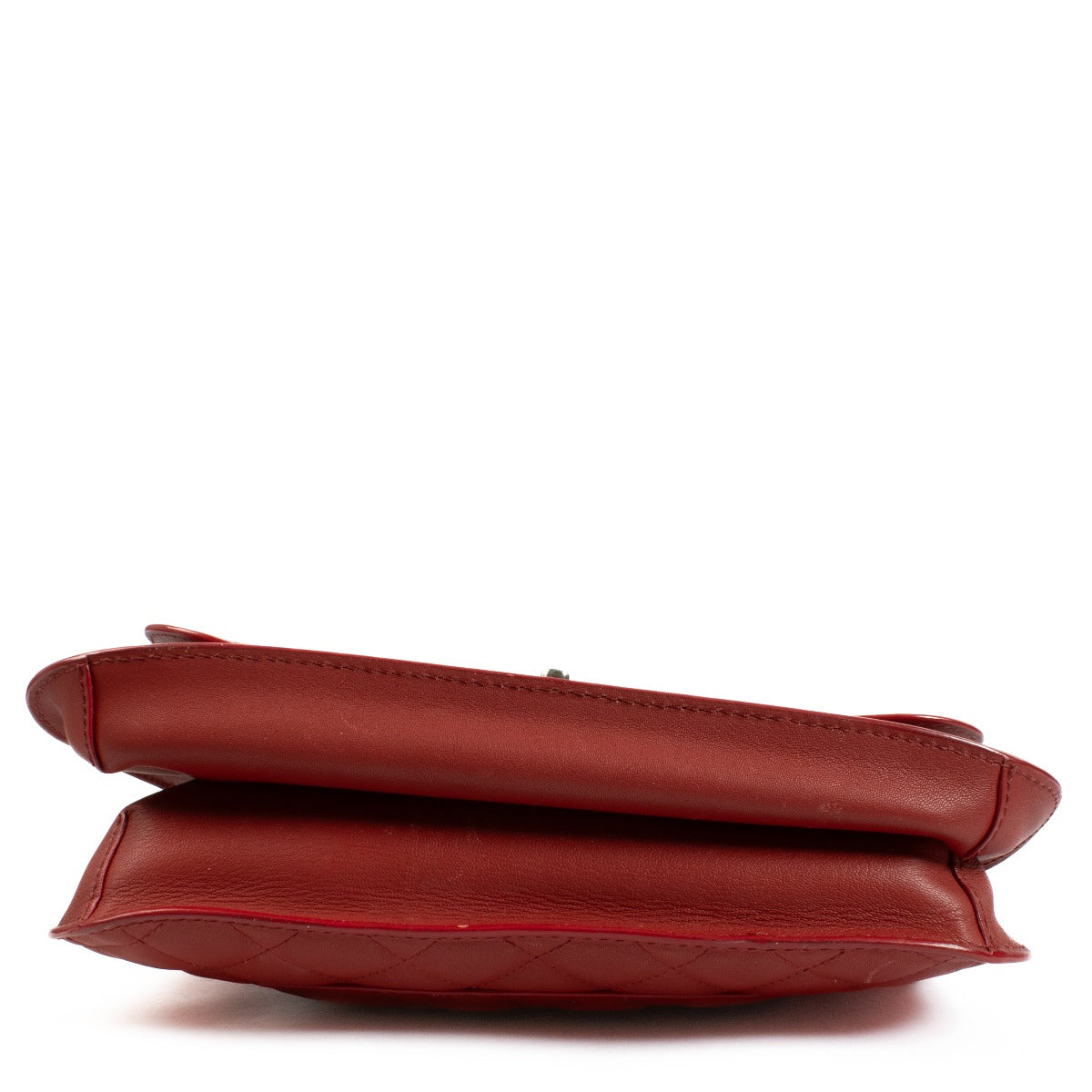 Buy authentic second hand Chanel Red Goatskin Large Flap Bag at Labellov.com