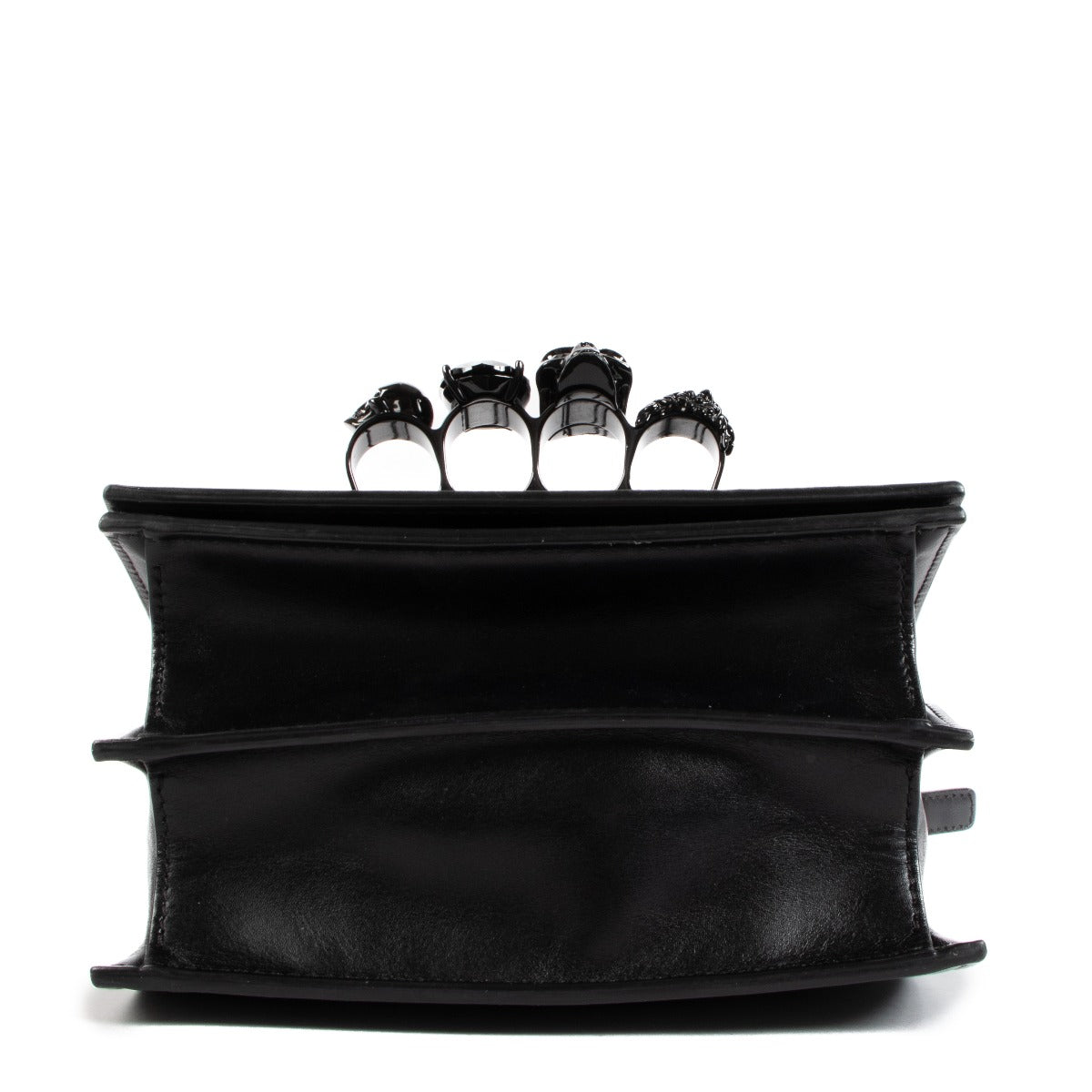 Alexander McQueen Zwarte Mini Jewelled Schoudertas