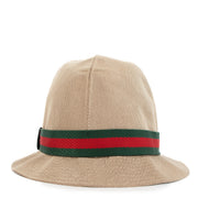 Gucci Natural Web Bucket Hat