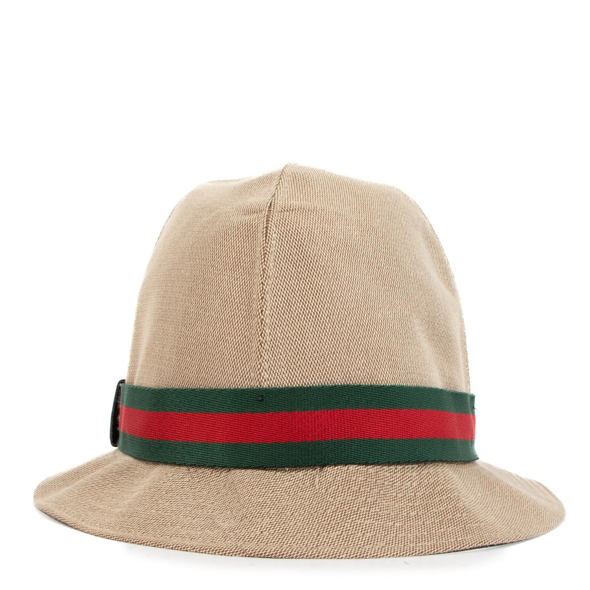 Gucci Natural Web Bucket Hat
