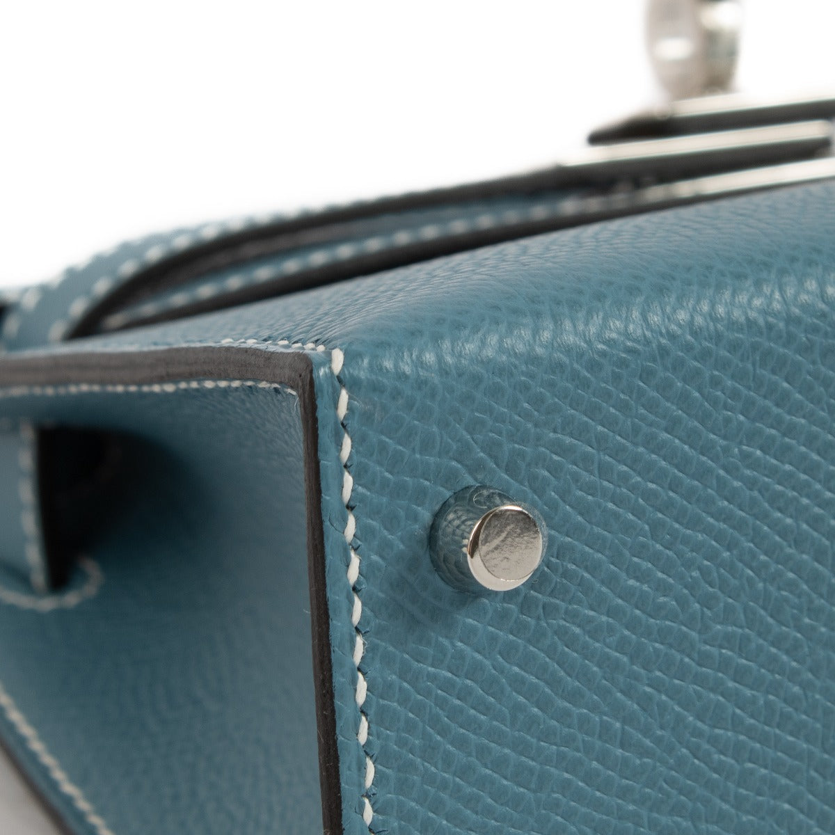 Hermès Kelly Mini New Bleu Jean Epsom PHW