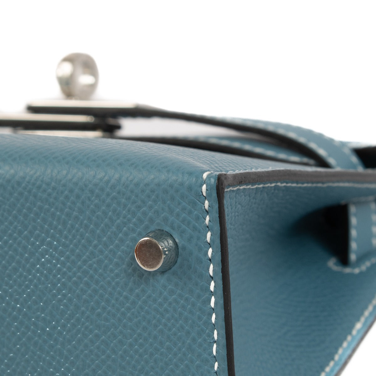 Hermès New Bleu Jean Kelly Mini