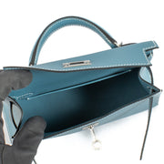 Hermès New Bleu Jean Kelly Mini
