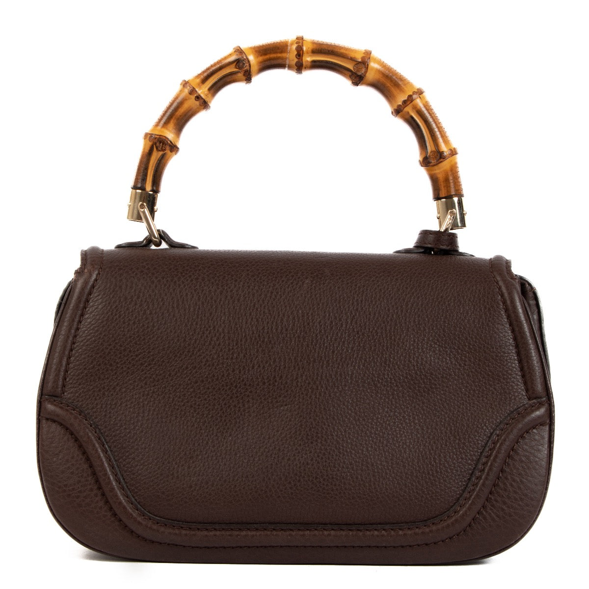 shop 100% authentic second hand Gucci Brown Bamboo Top Handle on Labellov.com