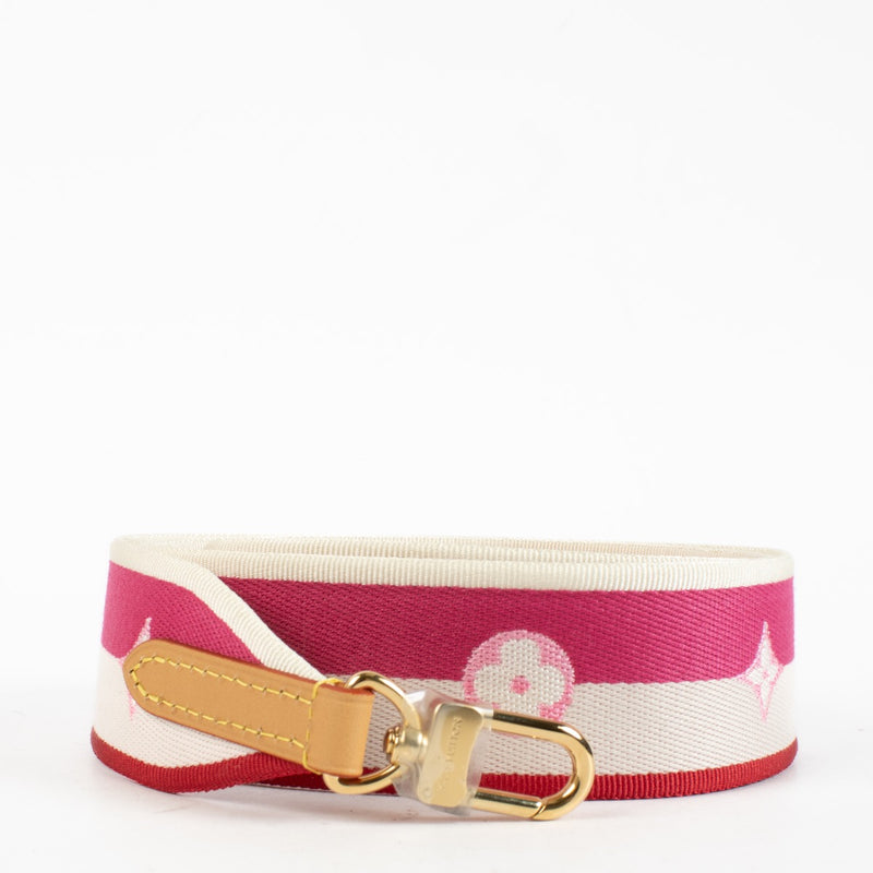 Authentic Second Hand Louis Vuitton Pink Striped Strap on Labellov.com