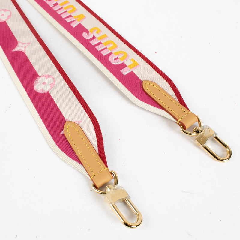 Authentic Second Hand Louis Vuitton Pink Striped Strap on Labellov.com