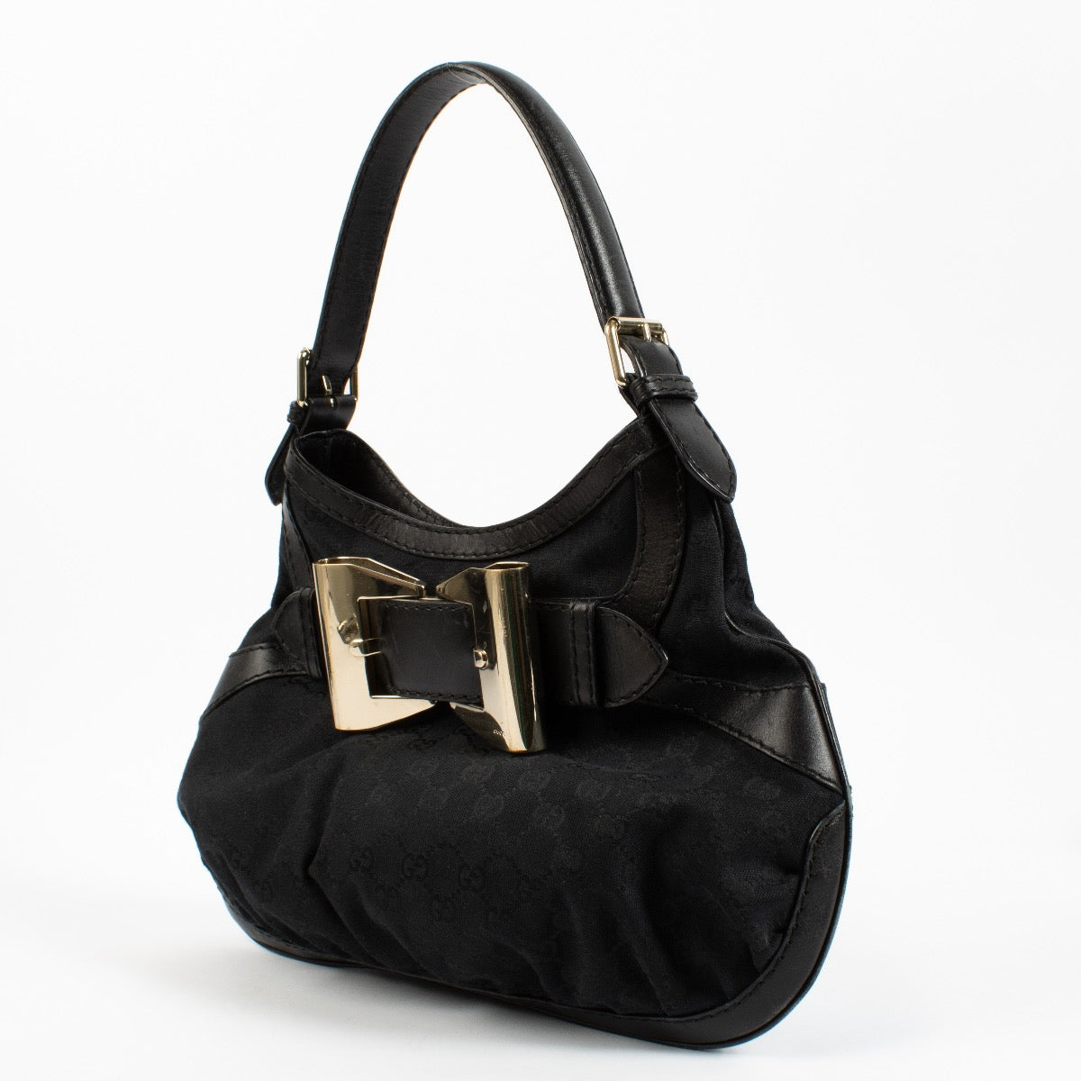 Gucci Black Nylon Shoulder Bag