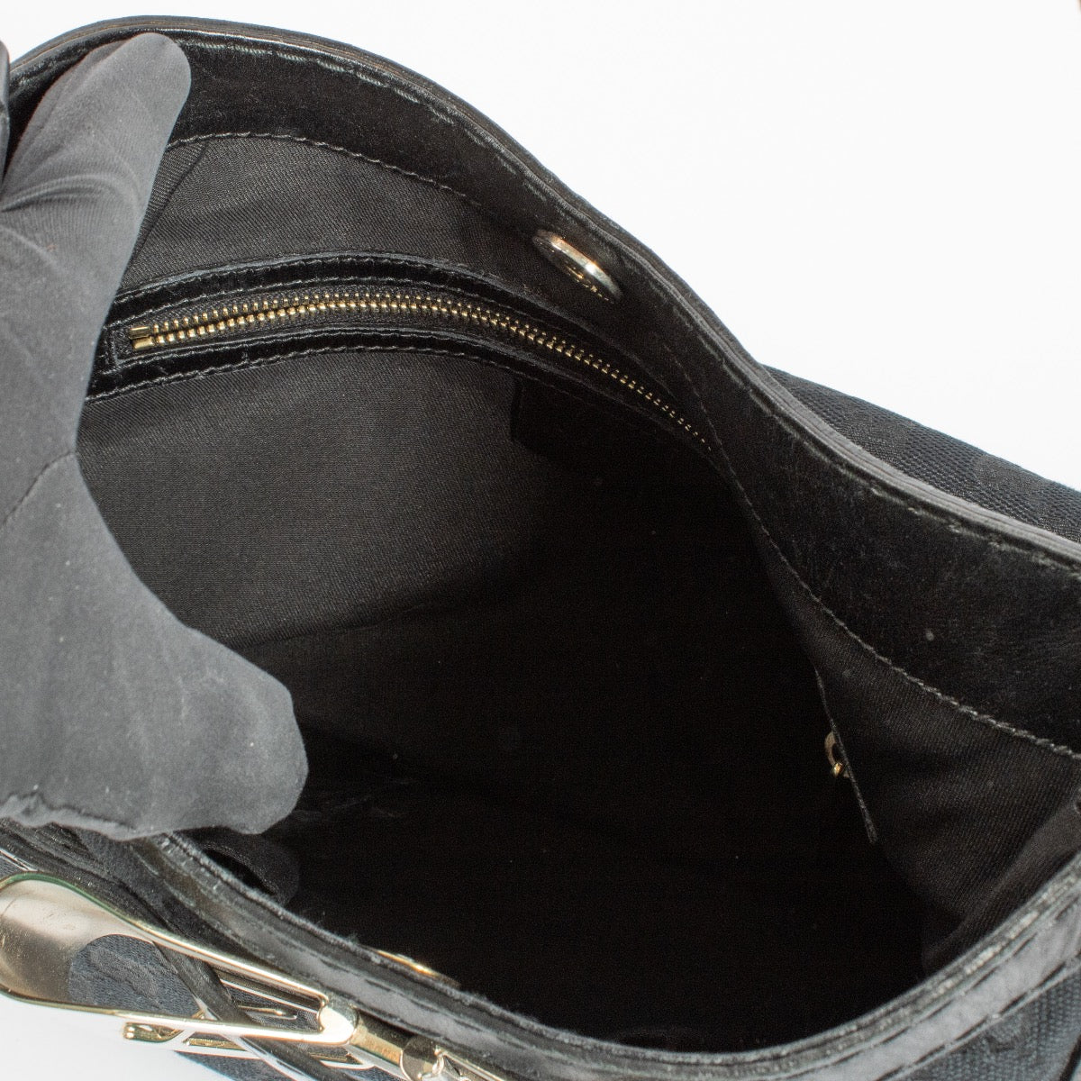 Gucci Black Nylon Shoulder Bag