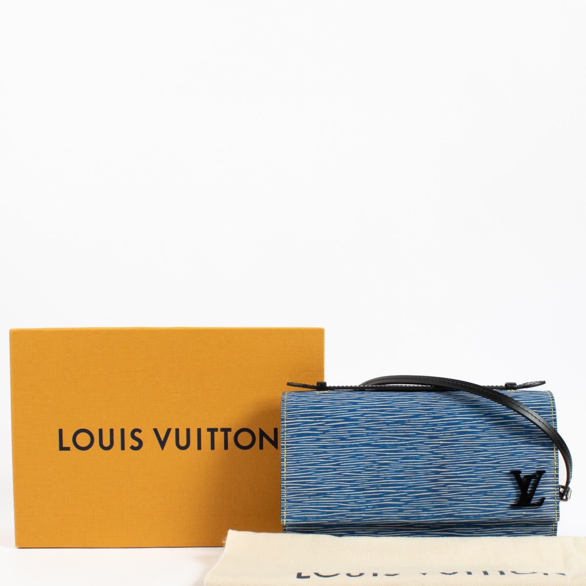 LL09249 Louis Vuitton blue Epi leather Crossbody